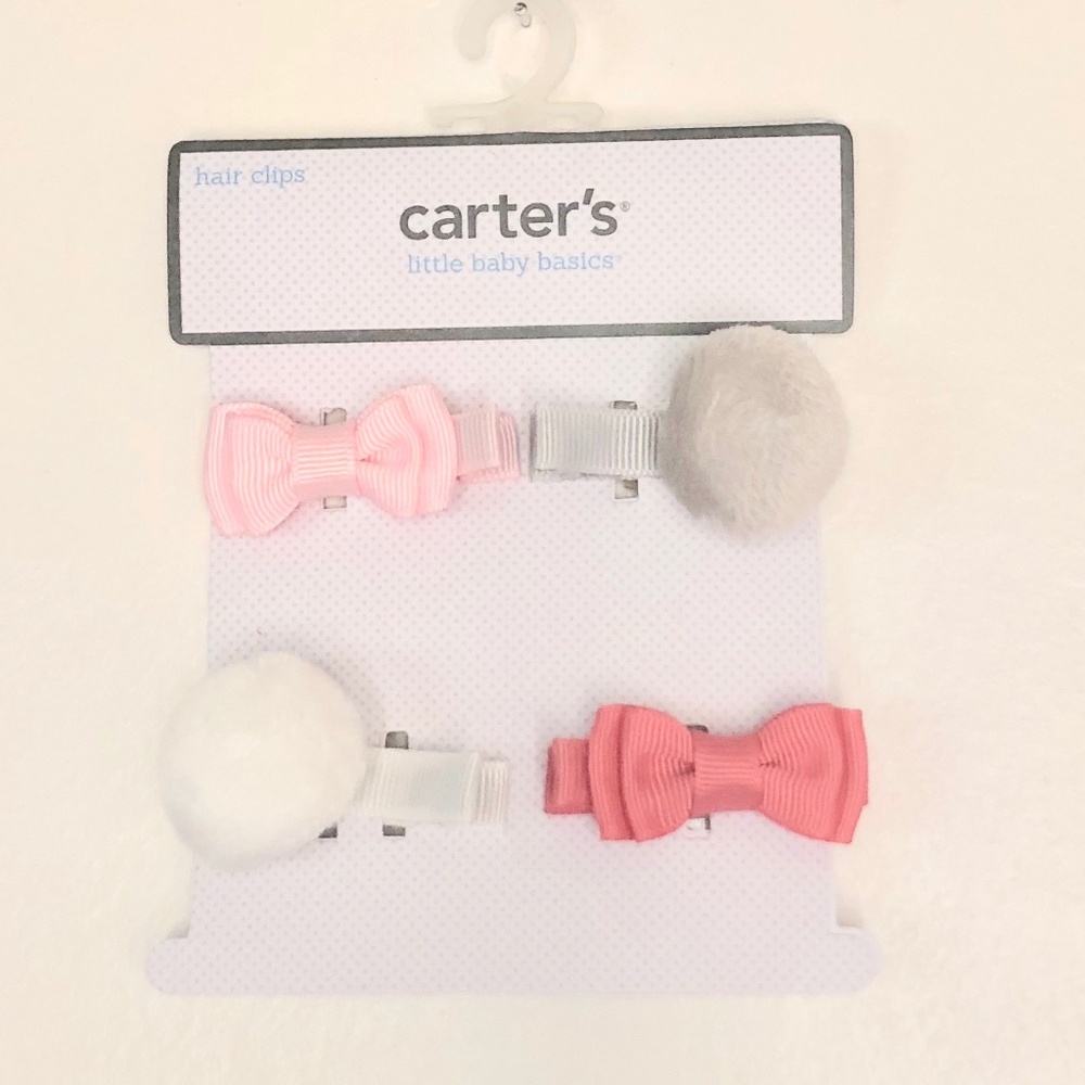 NEW Carter's Baby Hair Clips
